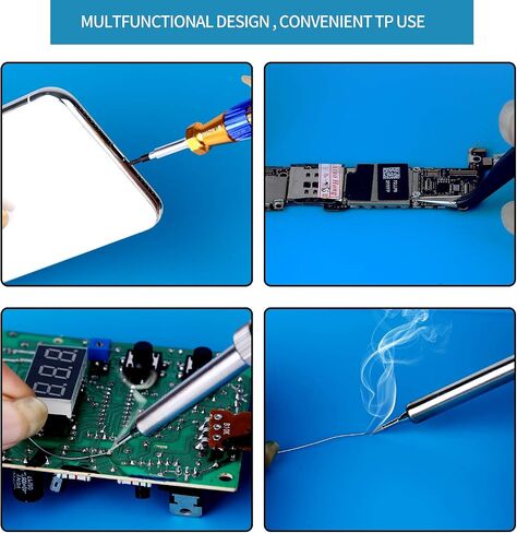 Kaisi S-130 Insulation Silicone Soldering Mat Repair Mat, Heat Resistant Silicone Work Mat 932°F with Scale Ruler and Screw Position for Soldering, CellPhone Electronics Repair, Size: 13.8 x 9.8 inch in Saudi Arabia