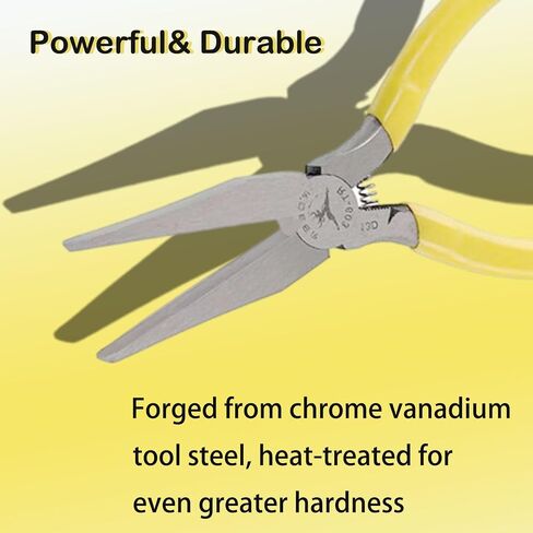 Rongon Flat Nose Plier Professional Jewelry Making Pliers Smooth Jaw Long Needle Nose Plier for Family Wire Bending Warpping Shaping, Jewelers Repair Tools (6 Inch) in Saudi Arabia