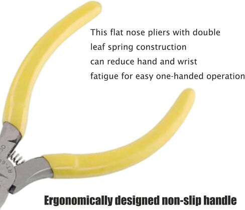 Rongon Flat Nose Plier Professional Jewelry Making Pliers Smooth Jaw Long Needle Nose Plier for Family Wire Bending Warpping Shaping, Jewelers Repair Tools (6 Inch) in Saudi Arabia