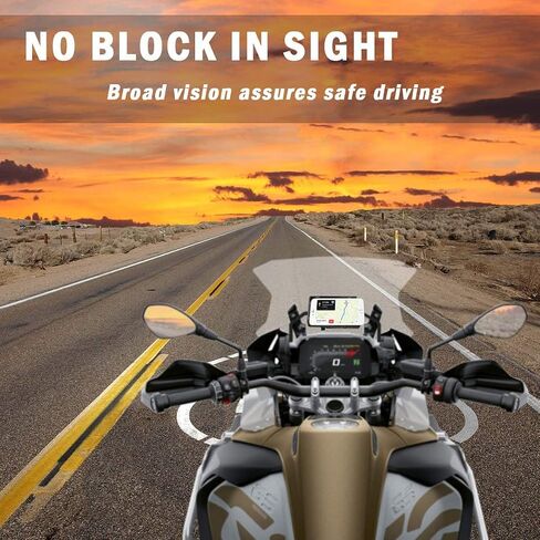 willis Motorcycle Phone Mount for BMW R1200GS, Mobile Phone Holder with Dual USB Charging Ports for BMW ADV F700 800GS R1250GS,GPS Navigation Bracket for Honda CRF1000L Africa Twin CRF1000L 2016 in Saudi Arabia