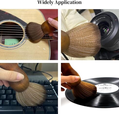 فرشاة تنظيف سجل sdroceRyaM، منظف سجلات الفينيل الدوار، فرشاة تسجيل تنظيف الغبار المقاومة للكهرباء الساكنة للفينيل LP EP، النمط A in Kuwait