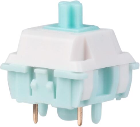 EPOMAKER Jade Blossom Mechanical Switch Set for Mechanical Keyboard, 30 Pieces 35gf Linear Switches, LY Stem & Full POM Housings, Pre-lubed, 5 Pin Switch in Saudi Arabia