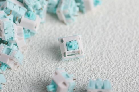 EPOMAKER Jade Blossom Mechanical Switch Set for Mechanical Keyboard, 30 Pieces 35gf Linear Switches, LY Stem & Full POM Housings, Pre-lubed, 5 Pin Switch in Saudi Arabia