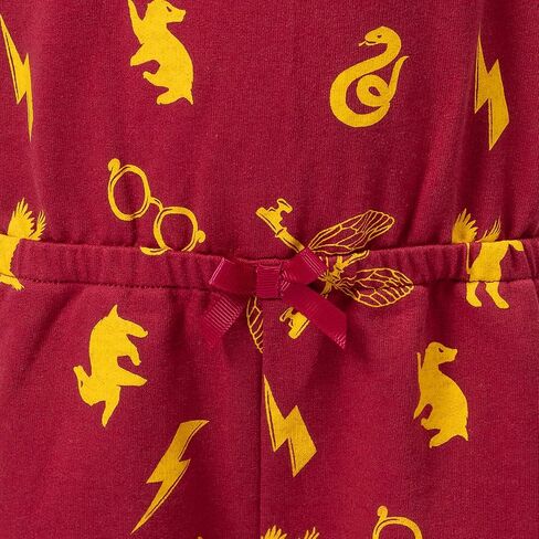 Harry Potter Gryffindor Girls French Terry Sleeveless Romper Little Kid to Big Kid in Saudi Arabia