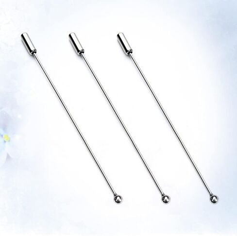 BESPORTBLE Boutineer Pin 20pcs 90MM Metal Corsage Pin Brooch Stick DIY Handmade Boutonniere Head with Clutches Jewelry Making Supplies for Women Ladies Bouquet Holder in Saudi Arabia
