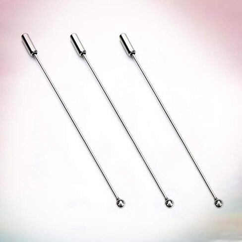 BESPORTBLE Boutineer Pin 20pcs 90MM Metal Corsage Pin Brooch Stick DIY Handmade Boutonniere Head with Clutches Jewelry Making Supplies for Women Ladies Bouquet Holder in Saudi Arabia