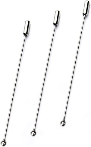 BESPORTBLE Boutineer Pin 20pcs 90MM Metal Corsage Pin Brooch Stick DIY Handmade Boutonniere Head with Clutches Jewelry Making Supplies for Women Ladies Bouquet Holder in Saudi Arabia