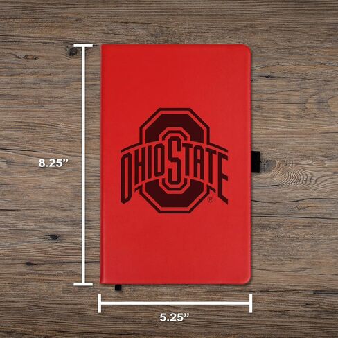 Rico Industries NCAA Ohio State Buckeyes Laser-Engraved Color Notepad, 5.25 x 8.25-inches in Saudi Arabia