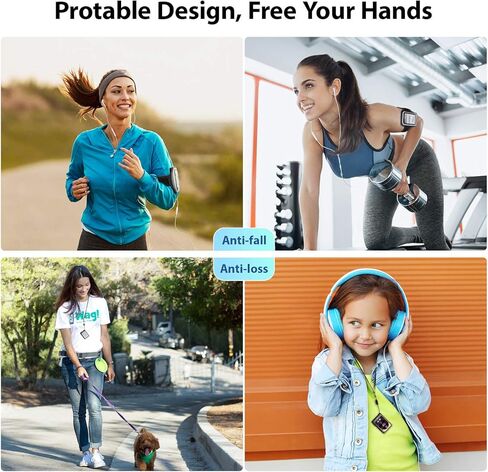 16GB MP3 Player with Bluetooth 5.1,2.8'' Full Touch Screen Music Player with Speaker,Portable HiFi Lossless Sound MP4 Music Player with FM,Radio,Recorder, E-Book,Pedometer,Armband,Support up to 128GB in Kuwait