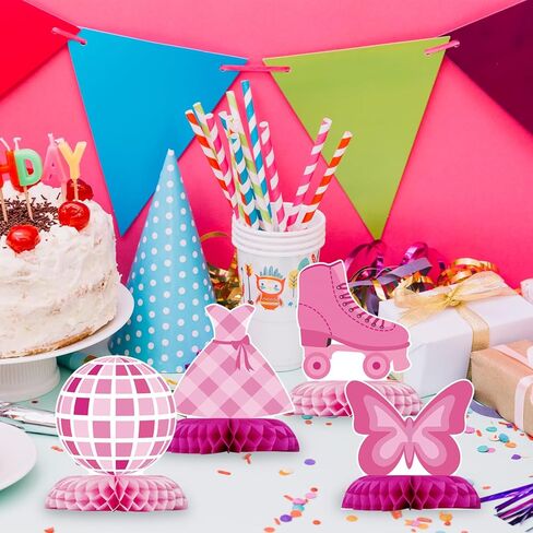 SOLDAY 9 قطع رائعة للحفلات على شكل قرص العسل المركزية عباد الشمس وحفلات أعياد الميلاد وديكورات زهرة الأقحوان وديكور النحلة للاستحمام الطفل والبنات المراهقات والأطفال in Kuwait