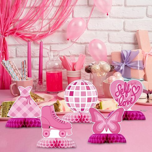 SOLDAY 9 قطع رائعة للحفلات على شكل قرص العسل المركزية عباد الشمس وحفلات أعياد الميلاد وديكورات زهرة الأقحوان وديكور النحلة للاستحمام الطفل والبنات المراهقات والأطفال in Kuwait