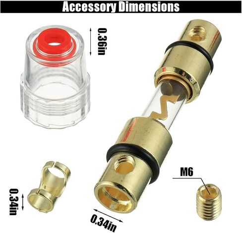 حامل مصهر مدمج بمقياس 4-8 AWG، سلك AWG بمقياس 4-10 مع مصهر AGU 100A لصوت السيارة، قطع غيار السيارات، أجهزة الإنذار، مكبرات الصوت، الضواغط (9 قطع) in Kuwait