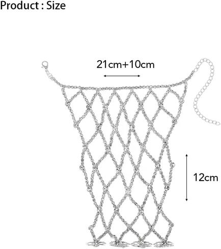 ACEDRE حجر الراين سوار خاتم الفضة سباركلي كريستال فنجر سلسلة أساور حفلة موسيقية اليد تسخير الإسورة للنساء in Kuwait