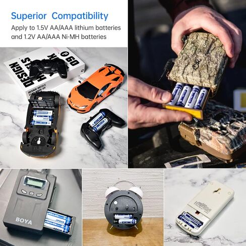 XTAR BC8 Battery Charger for 1.5v Lithium aa Batteries 1.2V Ni-MH AA AAA 1.5v Lithium Rechargeable (BC8 Charger Only) in Saudi Arabia