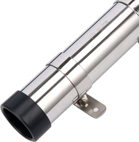 Amarine Made Boat Marine Fishing Stainless Steel Side Mount Rod Holders with Brackets in Saudi Arabia