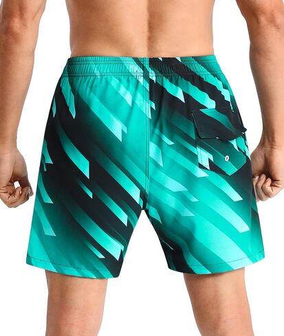 APTRO Men's Quick Dry 2 in 1 Swim Trunks with Compression Liner Swimsuit Swim Shorts Bathing Suits#343 2XL in Saudi Arabia