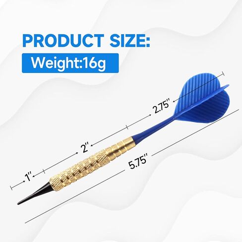 سهام ذات أطراف ناعمة من GSE Games & Sports Expert للوحة رمي السهام الإلكترونية. تتضمن 60 قطعة من نصائح رمي السهام المجانية وحقيبة تخزين... in Kuwait