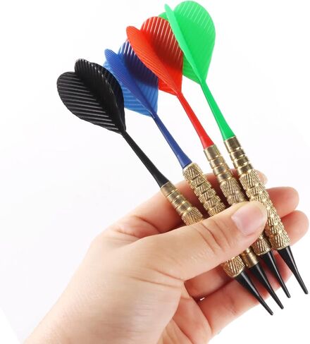 سهام ذات أطراف ناعمة من GSE Games & Sports Expert للوحة رمي السهام الإلكترونية. تتضمن 60 قطعة من نصائح رمي السهام المجانية وحقيبة تخزين... in Kuwait