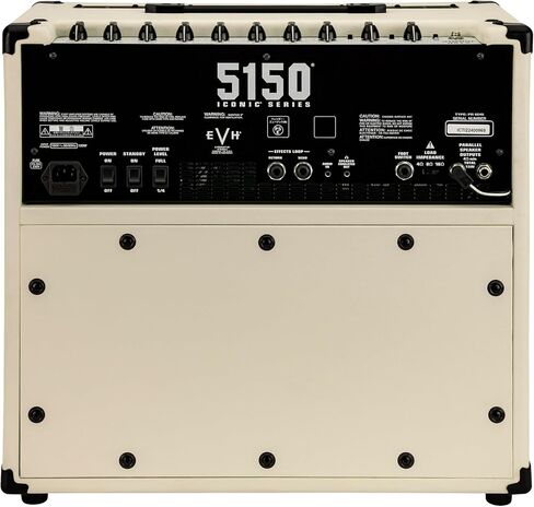 EVH 5150 Iconic Series 15W 1 x 10 Combo Electric Guitar Amp (Ivory) Bundle with EVH Guitar Cable (2 Items) in Saudi Arabia