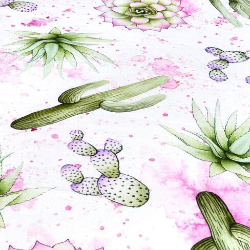 Cactus Changing Pad Cover | Cacti Southwest Nursery Decor | Watercolor Design in Kuwait