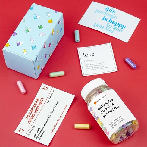 Pre-Written Date Night Ideas Capsules in a Bottle (50pcs+), Mother's Day Gifts from Husband, Couples Gift Ideas, Date Ideas Couple Gifts, Unique Bridal Shower Gifts for Her, Registry Wedding Gifts, Wedding Shower Gifts in Saudi Arabia
