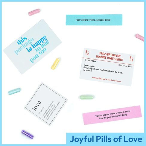 Pre-Written Date Night Ideas Capsules in a Bottle (50pcs+), Mother's Day Gifts from Husband, Couples Gift Ideas, Date Ideas Couple Gifts, Unique Bridal Shower Gifts for Her, Registry Wedding Gifts, Wedding Shower Gifts in Saudi Arabia