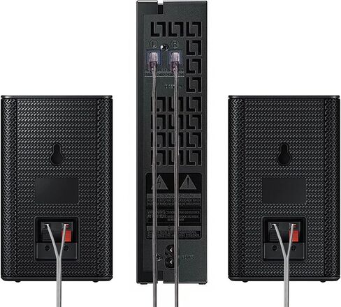 حزمة من 2 كابل سلك مكبر صوت جزء A/S AH81-02137A لمكبرات الصوت الخلفية سامسونج SWA-8500S SWA-9000S SWA-9100S HT-H4500 HT-J4500 HT-H4500K HT-J5530K HT-J5500 HT-J5500K HT-J5550K HT-J5500W والمزيد من النماذج in Kuwait