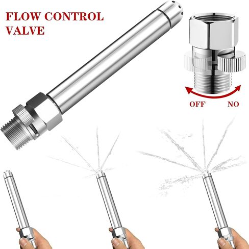 نظام حقنة شرجية للاستحمام مع 3 فوهات معدنية من الفولاذ المقاوم للصدأ، خرطوم 79 بوصة، محول، دش دش للرجال والنساء، منظف محمول، مرفق منظف فوهة حقنة شرجية in Kuwait