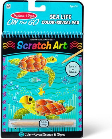 Melissa & Doug Sea Life Color-Reveal Scratch Art Activity Pad in Saudi Arabia