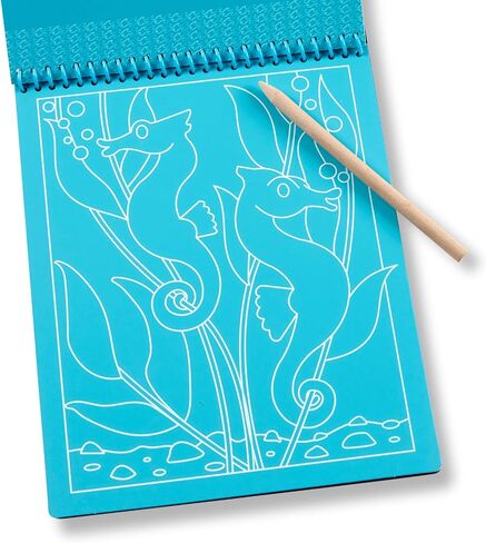 Melissa & Doug Sea Life Color-Reveal Scratch Art Activity Pad in Saudi Arabia