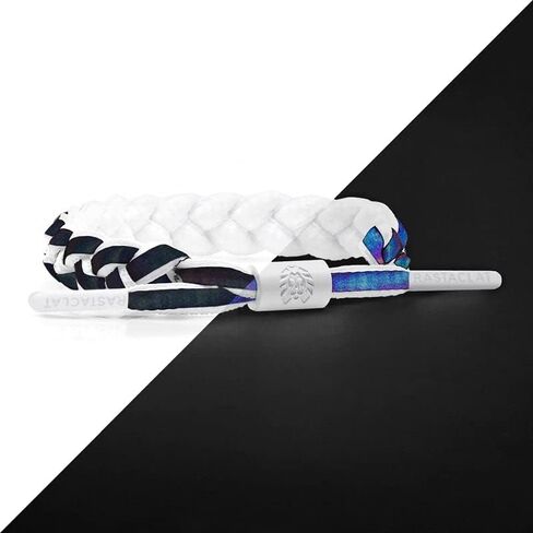 مجموعة Rastaclat الأصلية المصنوعة يدويًا من أساور الرجال القابلة للتعديل | مجموعة من 3 أساور مضفرة (متوسطة/كبيرة) in Kuwait