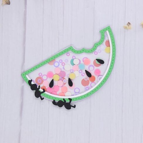 KSCRAFT Summer Watermelon Shaker and Heart Ice Cream Metal Cutting Dies Stencils for DIY Scrapbooking/Photo Album Decorative Embossing DIY Paper Cards in Saudi Arabia