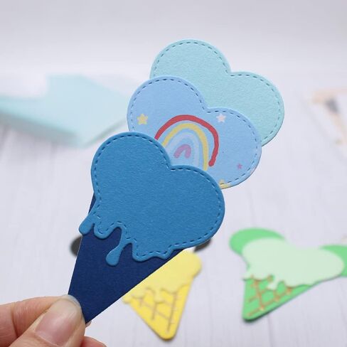 KSCRAFT Summer Watermelon Shaker and Heart Ice Cream Metal Cutting Dies Stencils for DIY Scrapbooking/Photo Album Decorative Embossing DIY Paper Cards in Saudi Arabia
