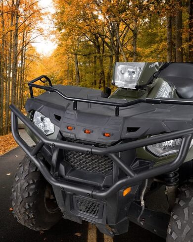 مصد حماية الفرشاة الأمامية A & UTV PRO لعام 2014-2022 Polaris Sportsman Touring 570 450 H.O، ملحقات حماية ممتص الصدمات من الفولاذ عالي التحمل، استبدل OEM # 2879714 in Saudi Arabia