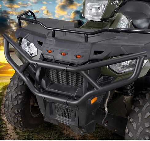 مصد حماية الفرشاة الأمامية A & UTV PRO لعام 2014-2022 Polaris Sportsman Touring 570 450 H.O، ملحقات حماية ممتص الصدمات من الفولاذ عالي التحمل، استبدل OEM # 2879714 in Saudi Arabia