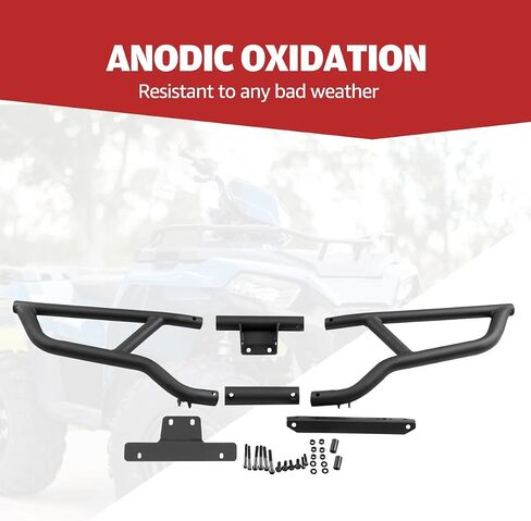 مصد حماية الفرشاة الأمامية A & UTV PRO لعام 2014-2022 Polaris Sportsman Touring 570 450 H.O، ملحقات حماية ممتص الصدمات من الفولاذ عالي التحمل، استبدل OEM # 2879714 in Saudi Arabia
