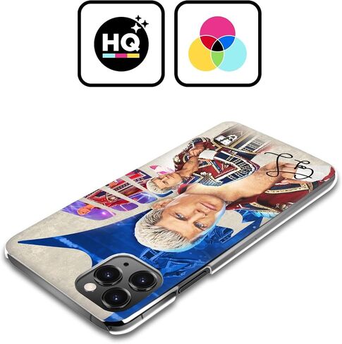 تصميمات حافظة الرأس مرخصة رسميًا من WWE Superstar Graphics Cody Rhodes حافظة خلفية صلبة متوافقة مع هاتف Apple iPhone 13 Mini in Saudi Arabia