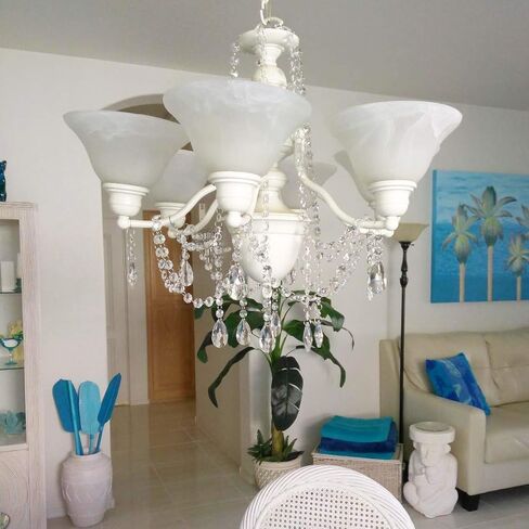 10 قطعة خرز كريستالي للثريا خرز زجاجي شفاف سلسلة مصابيح لحفلات الزفاف لتقوم بها بنفسك زينة إكليل عيد الميلاد الكريستالية in Kuwait