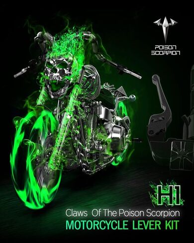 أذرع قابض فرامل الدراجات النارية باللون الأسود H1-625 من PoISON SCORPION قابلة للتعديل متوافقة مع FLHTC FLHTP FLHT FLHTCU FLTRX FLTR FLTRU FLHRC FLHR FLHPE FLHP FLHX FLHTK FLHXXX FLHTCUTG in Kuwait