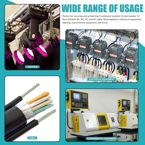 مجموعة أظافر Cimeton 540 قطعة 4 مقاسات معزولة على شكل حرف U، كابل معدني أساسي لتثبيت الأسلاك والكابلات in Kuwait