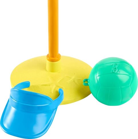 Barbie Loves The Ocean Beach-Themed Playset, with Volleyball Net & Accessories, Made from Recycled Plastics, Gift for 3 to 7 Year Olds in Saudi Arabia