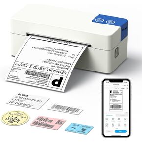 طابعة ملصقات شحن حرارية بلوتوث، بيج in Kuwait