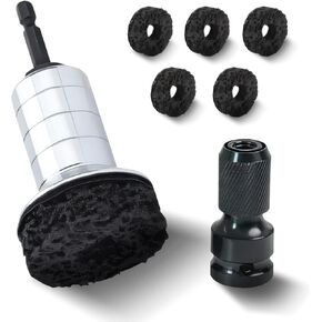 أداة تنظيف محور العجلة، مجموعة تنظيف مسمار العجلة ومحور الفرامل، إزالة الصدأ السريع لمسامير العروة والدوارات، تناسب 1/2 بوصة تأثير أو مثقاب كهربائي، أداة صيانة السيارات in Kuwait