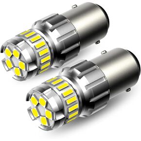 2 قطعة P21/5 واط BAY15D 1157 LED Canbus لا خطأ 1200LM 6500 كيلو الأبيض DRL سيارة مصباح إيقاف السيارة عكس احتياطية لمبة النهار مصباح جيد الإضاءة 12 فولت in Saudi Arabia