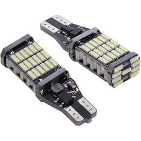 2 قطعة T15 W16W LED عكس مصابيح كهربائية 920 921 912 Canbus 4014 45SMD تسليط الضوء على مصباح وقوف السيارات الاحتياطية DC12V in Kuwait