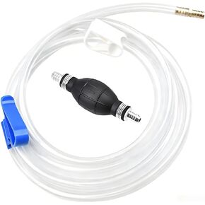 Car Gasoline Siphon Hose Pump, High Flow Vehicle Gas Oil Water Fuel Diesel Siphon Pump, Portable Manual Hand Automotive Gas Fuel Transfer Accessories, Universal for SUV RV Truck in Kuwait