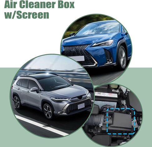 صندوق منظف الهواء مع شاشة متوافق مع Toyota Corolla SE XSE 2.0L 2019-2022 Cross 2022-2023 متوافق مع Lexus UX200 2019-2022 استبدال 17705-F2010 17701-F2010 17705-24330 in Saudi Arabia