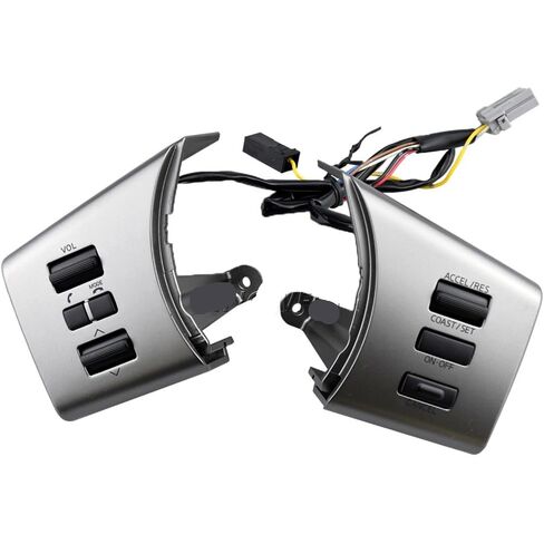 Steering Wheel Mounted Cruise Control Switch Butto/Fit for Nissan Navara D40 Frontier Pathfinder 2005‑2015 Steering Wheel Button Switch Bluetooth Cruise Control Volume in Saudi Arabia