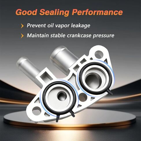 FUSCH PCV Valve Hose Connector Aluminum Alloy Compatible with Subaru BRZ 2013-2024,Forester 2011-2015,Crosstrek 2013-2024,Outback 2013-2019,Impreza 2012-2024,Legacy 2013-2019 WRX Replace# 11821AA660 in Saudi Arabia