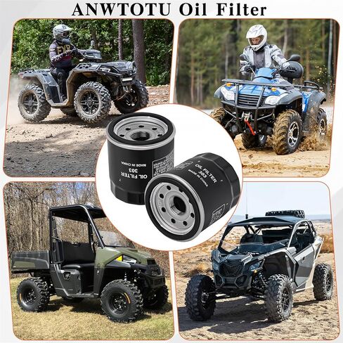 Oil Filter 2520799 3084963 Replacement for Polaris Sportsman 500 450 400 335(2Pack) in Kuwait